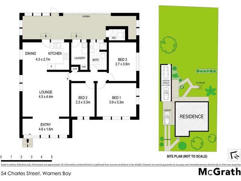 54 Charles Street, Warners Bay NSW 2282 Floorplan