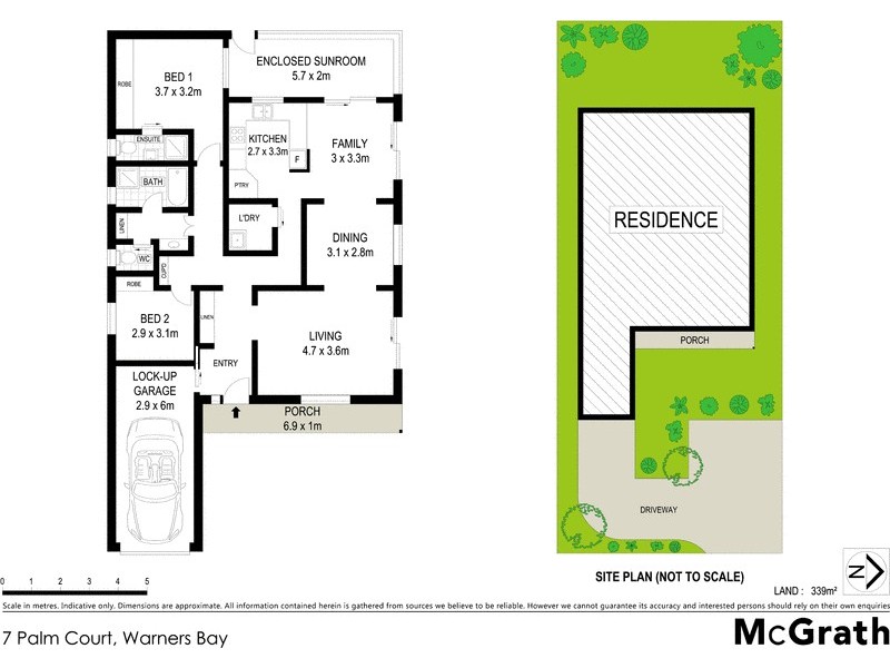 7 Palm Court, Warners Bay NSW 2282 Floorplan