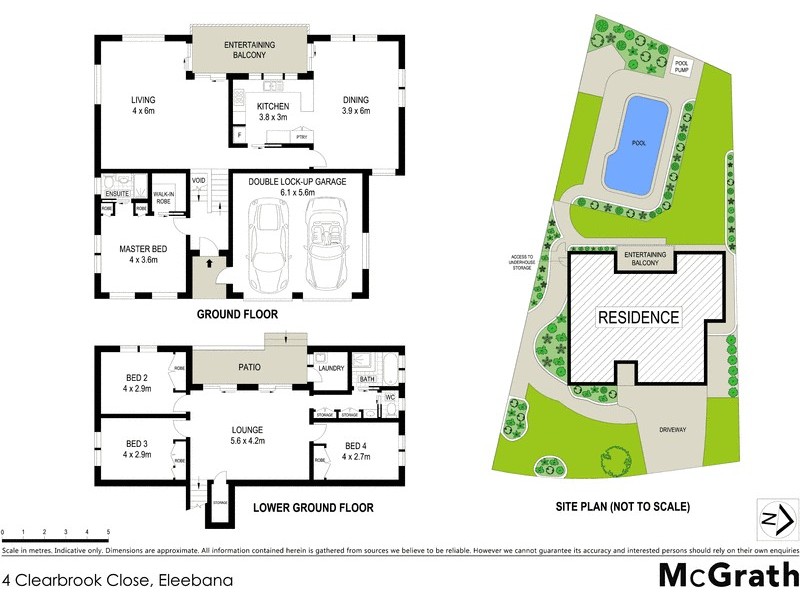 4 Clearbrook Close, Eleebana NSW 2282 Floorplan