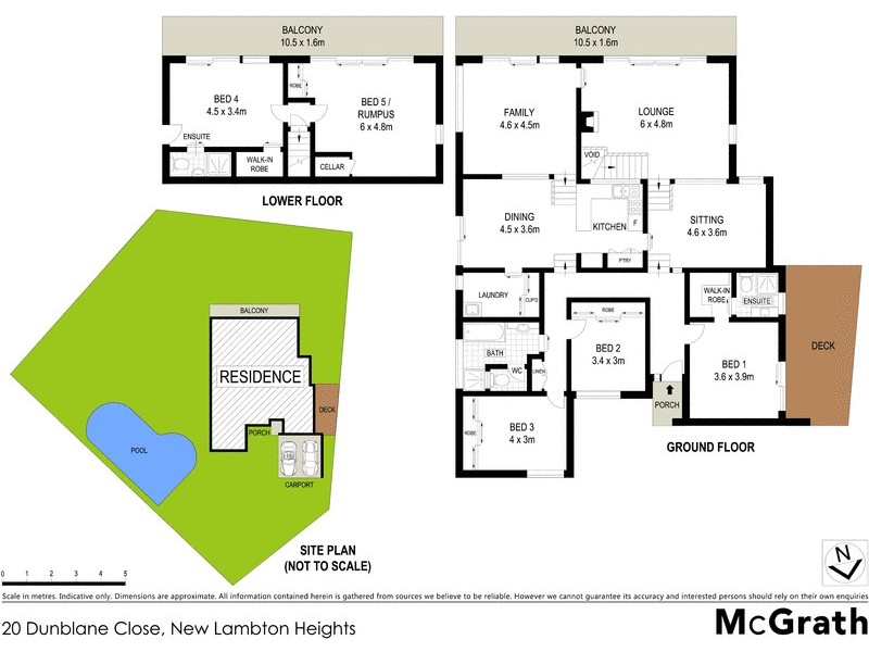 20 Dunblane Close, New Lambton Heights NSW 2305 Floorplan