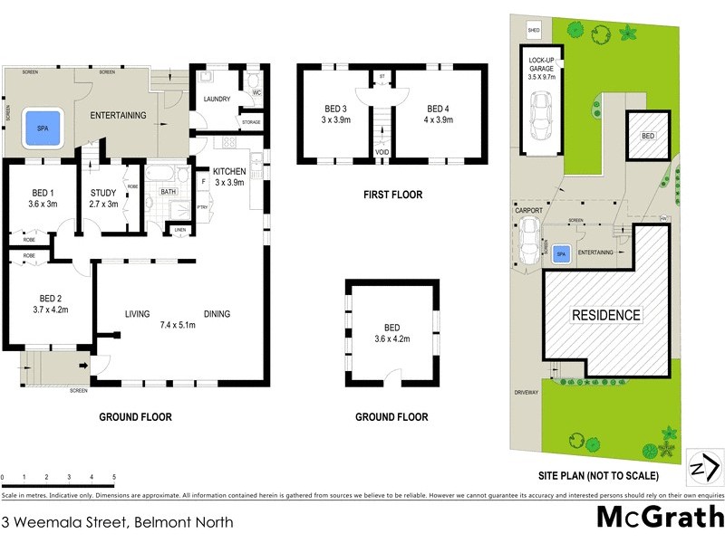 3 Weemala Street, Belmont North NSW 2280 Floorplan