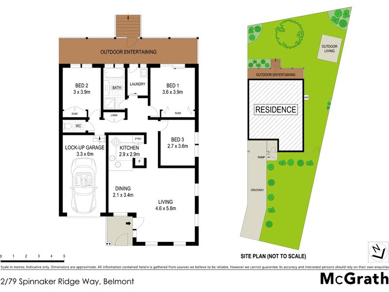 2/79 Spinnaker Ridge Way, Belmont NSW 2280 Floorplan