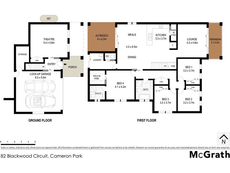 82 Blackwood Circuit, Cameron Park NSW 2285 Floorplan