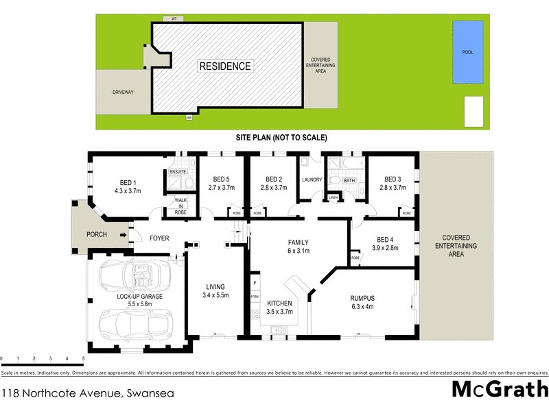 118 Northcote Avenue, Swansea NSW 2281 Floorplan