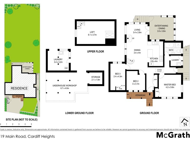 19 Main Road, Cardiff Heights NSW 2285 Floorplan