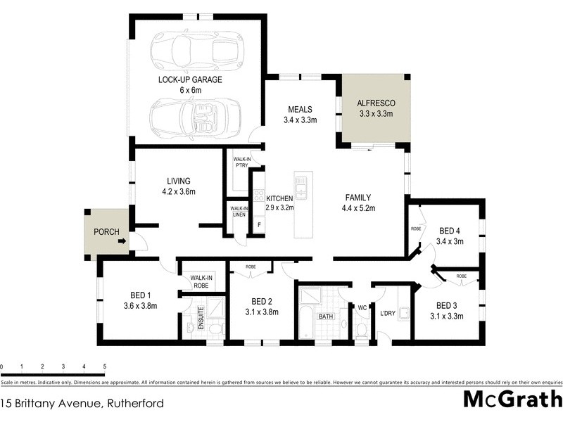 15 Brittany Avenue, Rutherford NSW 2320 Floorplan