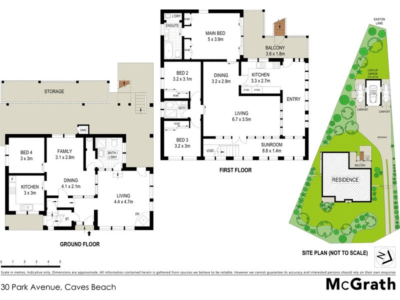 30 Park Avenue, Caves Beach NSW 2281 Floorplan