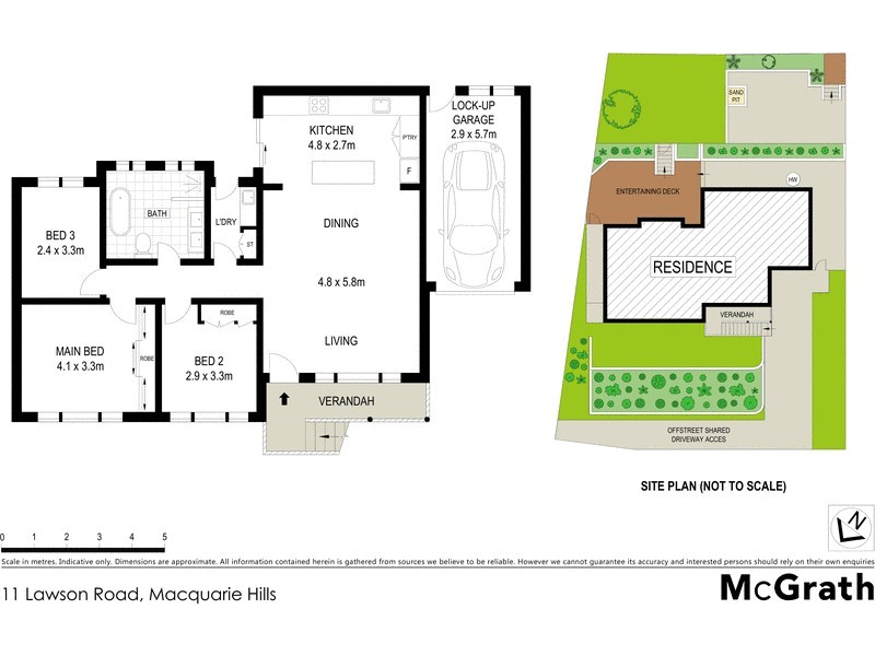 11 Lawson Road, Macquarie Hills NSW 2285 Floorplan