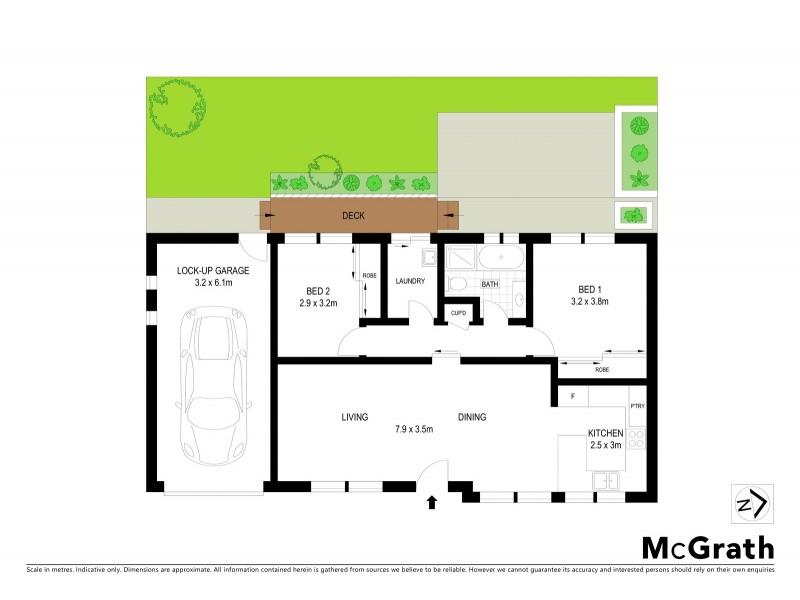 1/83 Mills Street, Warners Bay NSW 2282 Floorplan