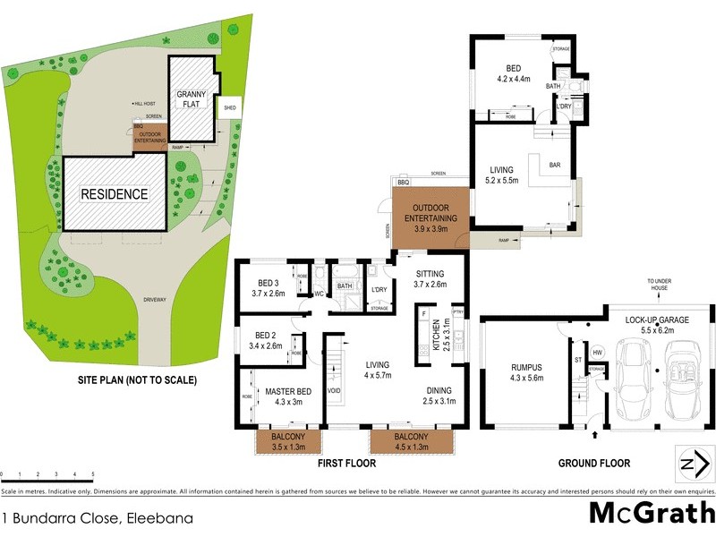 1 Bundarra Close, Eleebana NSW 2282 Floorplan