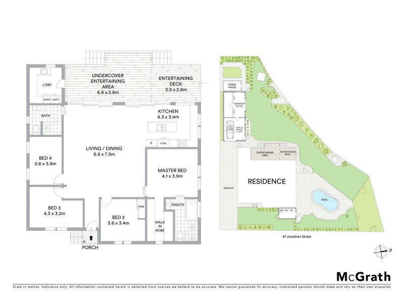 47 Jonathan Street, Eleebana NSW 2282 Floorplan