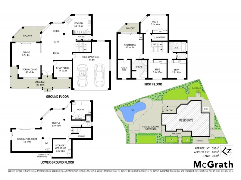 5 Rae Cove, Whitebridge NSW 2290 Floorplan
