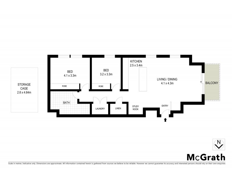 604/38 Smart Street, Charlestown NSW 2290 Floorplan
