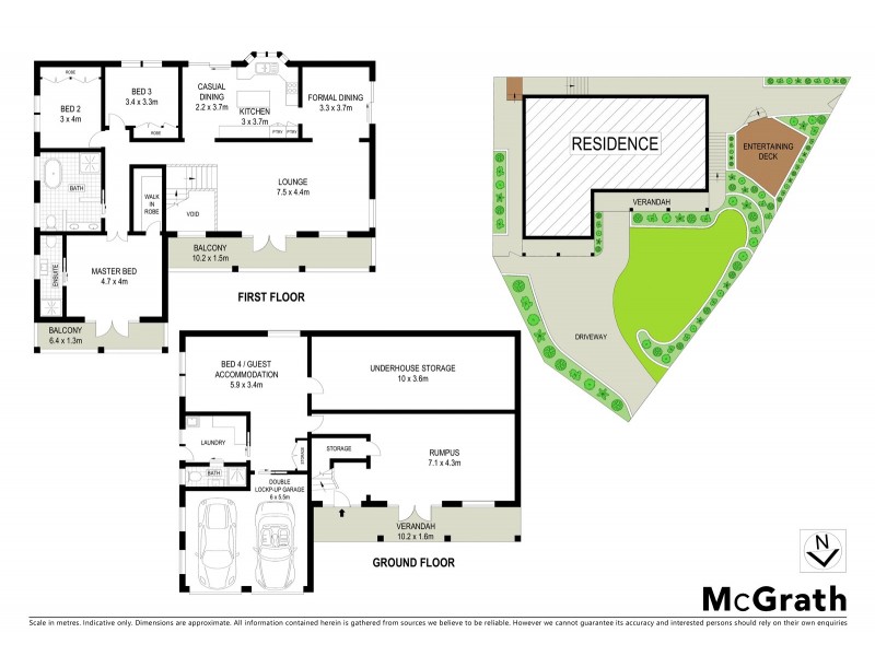 2 Scenic Drive, Caves Beach NSW 2281 Floorplan