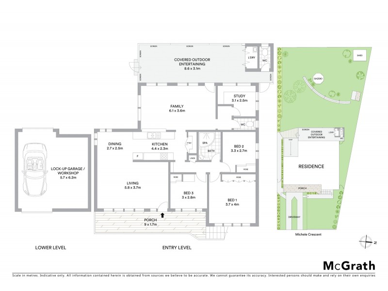 14 Michele Crescent, Glendale NSW 2285 Floorplan