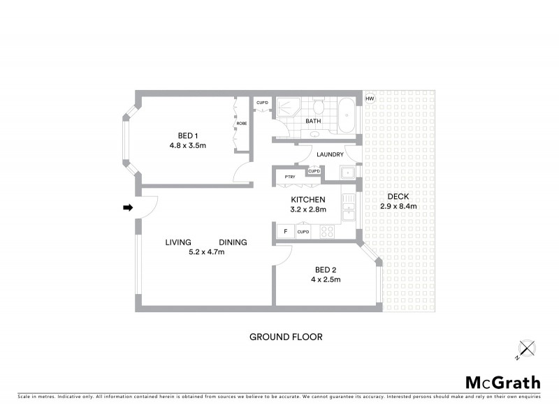 3/90 Brooks Street, Cooks Hill NSW 2300 Floorplan
