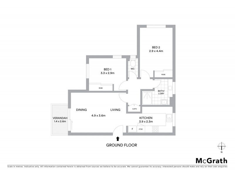 1/26 Morgan Street, Merewether NSW 2291 Floorplan