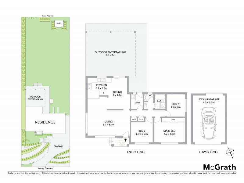 61 Kenley Crescent, Macquarie Hills NSW 2285 Floorplan