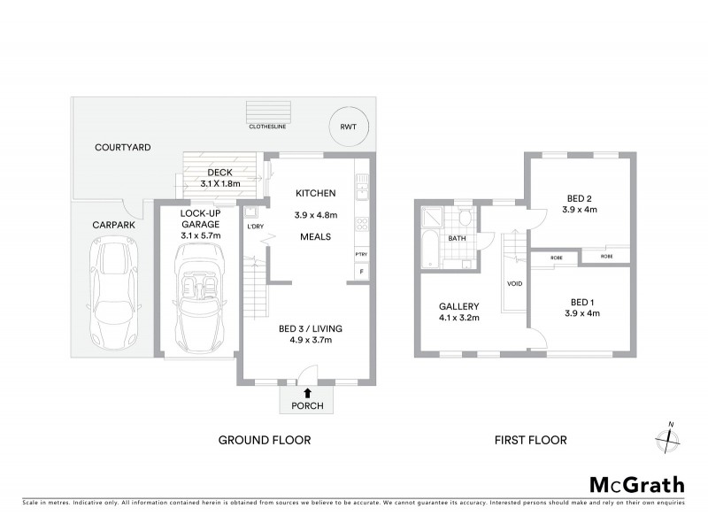 3/29 Brooks Street, Wallsend NSW 2287 Floorplan