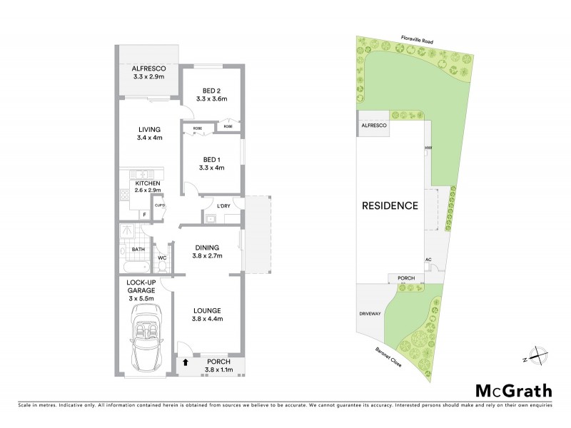 2/20 Baronet Close, Floraville NSW 2280 Floorplan