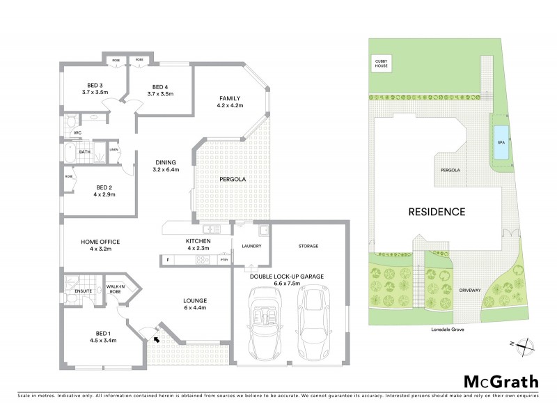16 Lonsdale Grove, Lakelands NSW 2282 Floorplan