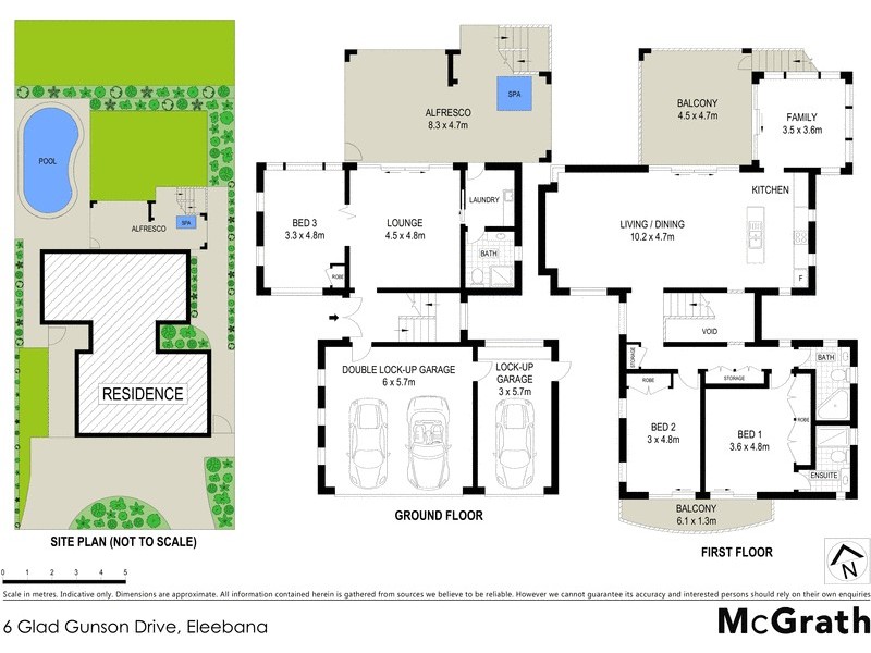 6 Glad Gunson Drive, Eleebana NSW 2282 Floorplan