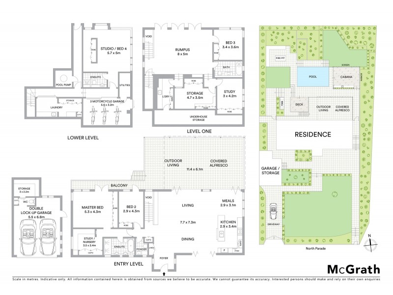 8 North Parade, Hunters Hill NSW 2110 Floorplan
