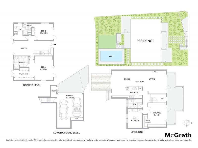 9a Crescent Street, Hunters Hill NSW 2110 Floorplan