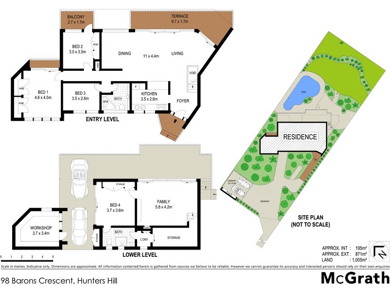 98 Barons Crescent, Hunters Hill NSW 2110 Floorplan