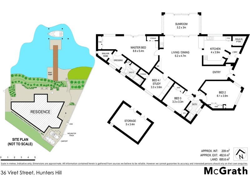 36 Viret Street, Hunters Hill NSW 2110 Floorplan