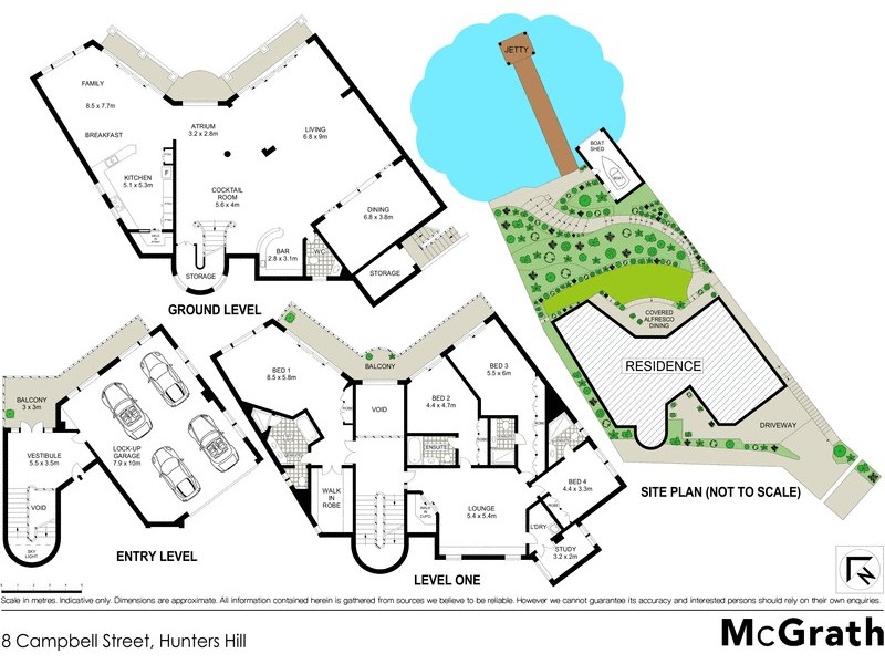 8 Campbell Street, Hunters Hill NSW 2110 Floorplan