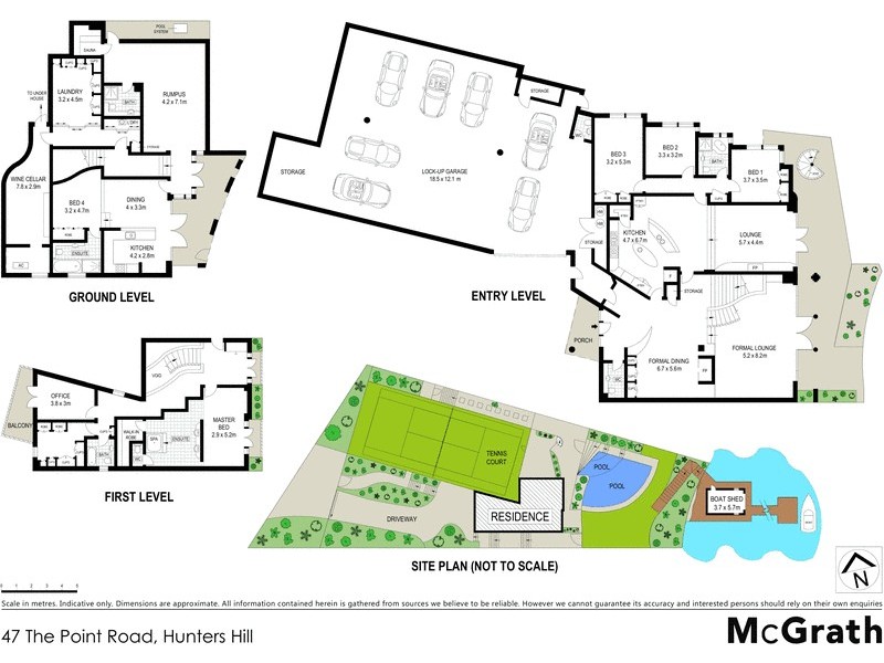 47 The Point Road, Hunters Hill NSW 2110 Floorplan