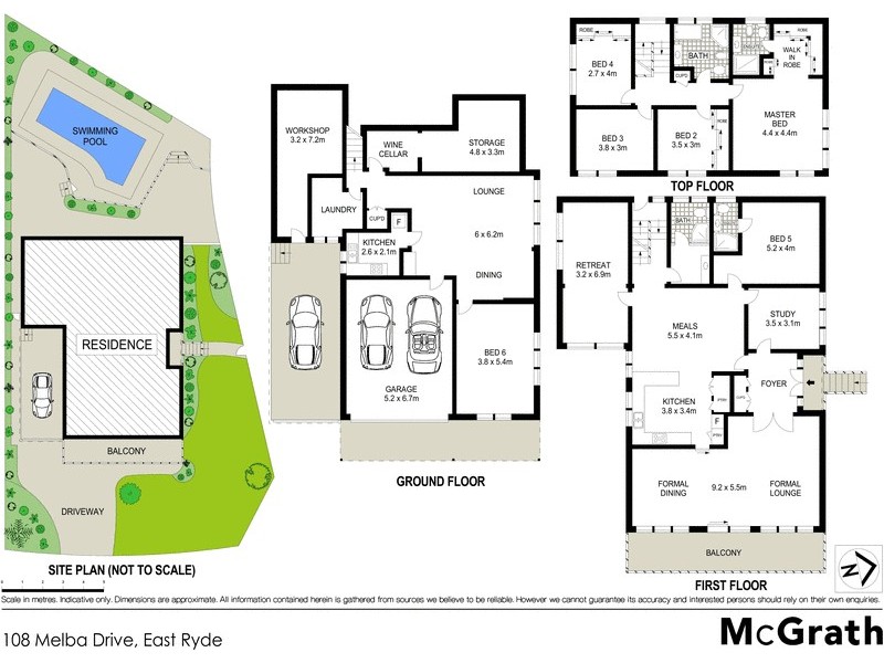 108 Melba Drive, East Ryde NSW 2113 Floorplan
