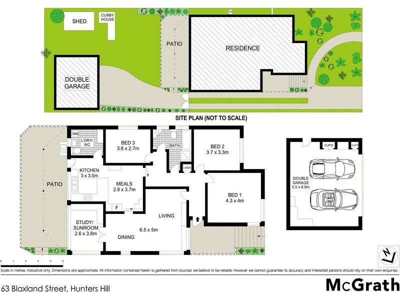 63 Blaxland Street, Hunters Hill NSW 2110 Floorplan