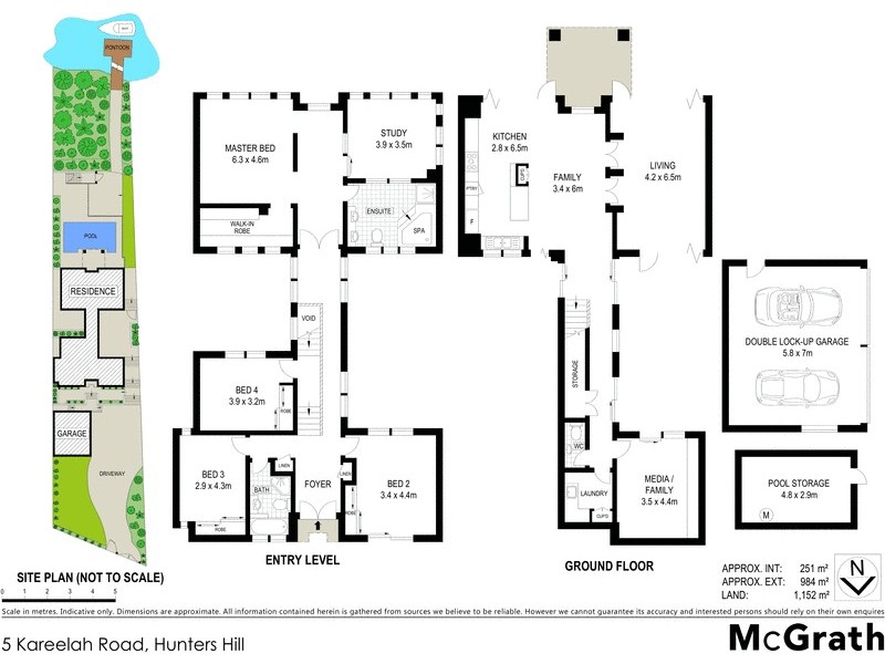 5 Kareelah Road, Hunters Hill NSW 2110 Floorplan
