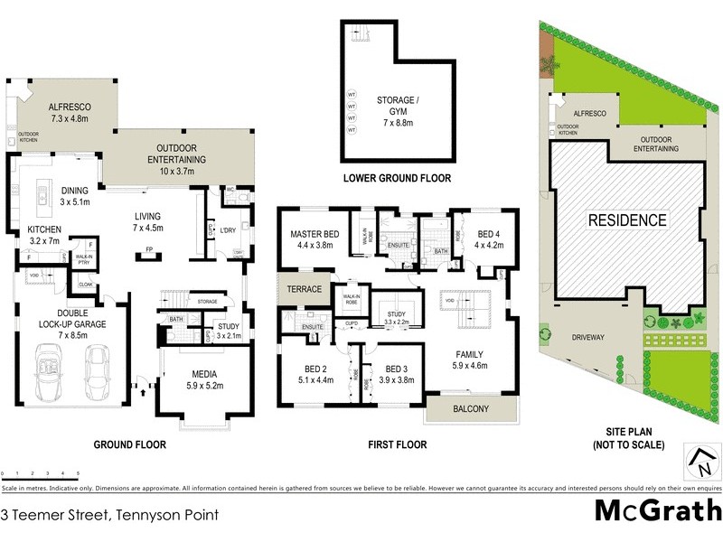 3 Teemer Street, Tennyson Point NSW 2111 Floorplan