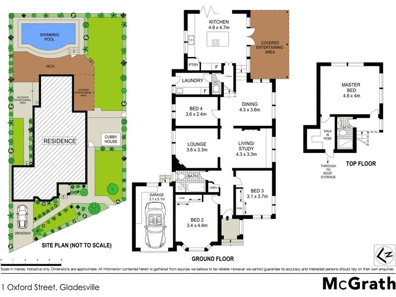 1 Oxford Street, Gladesville NSW 2111 Floorplan