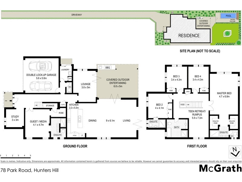 78 Park Road, Hunters Hill NSW 2110 Floorplan
