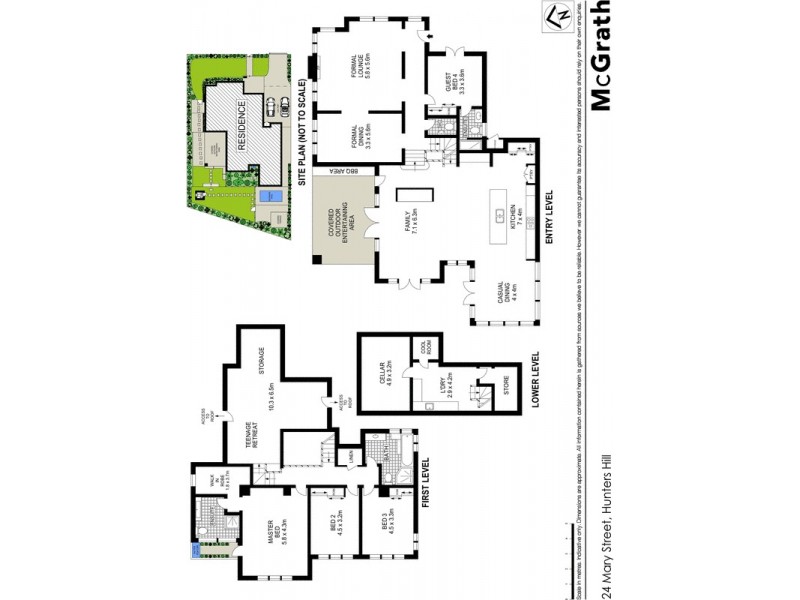 24 Mary Street, Hunters Hill NSW 2110 Floorplan