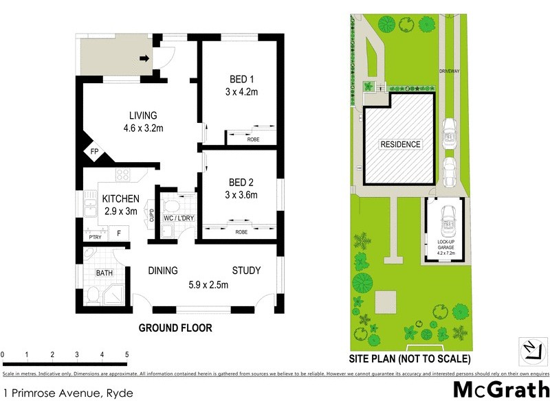 1 Primrose Avenue, Ryde NSW 2112 Floorplan