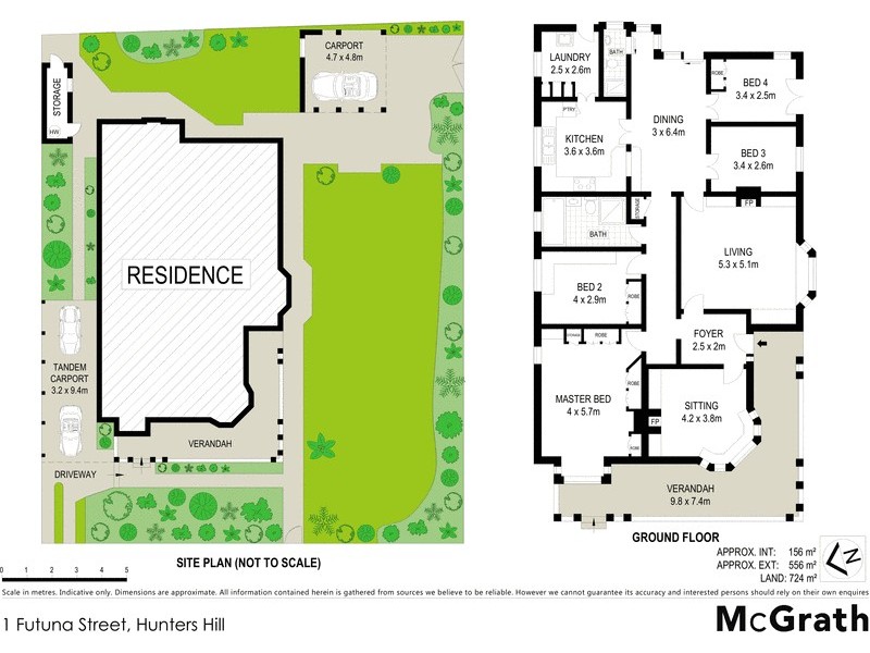 1 Futuna Street, Hunters Hill NSW 2110 Floorplan