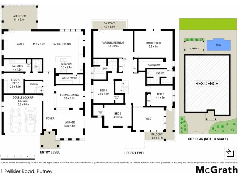 1 Pellisier Road, Putney NSW 2112 Floorplan