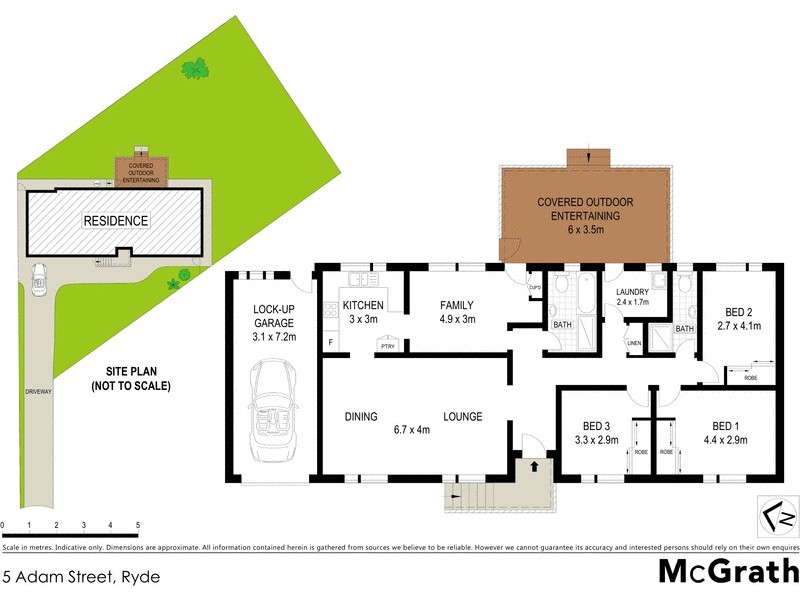 5 Adam Street, Ryde NSW 2112 Floorplan