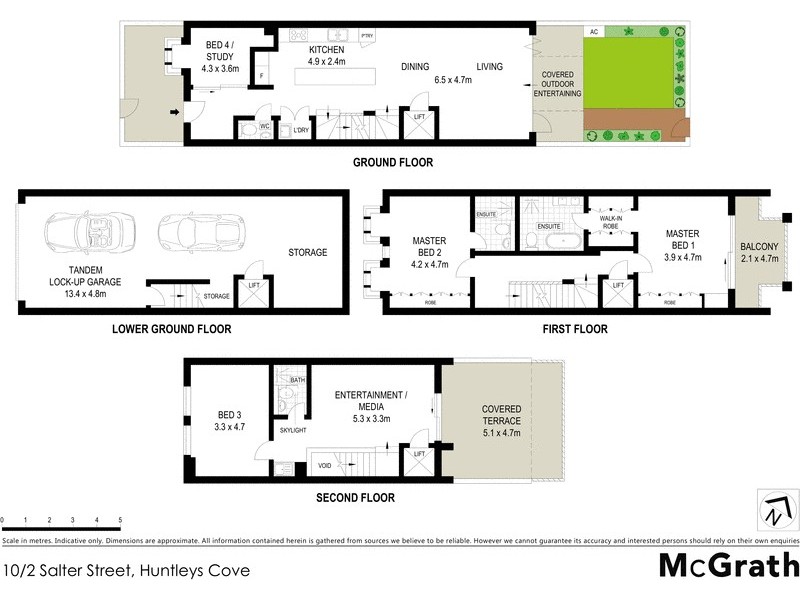10/2 Salter Street, Huntleys Cove NSW 2111 Floorplan
