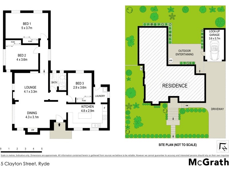 5 Clayton Street, Ryde NSW 2112 Floorplan