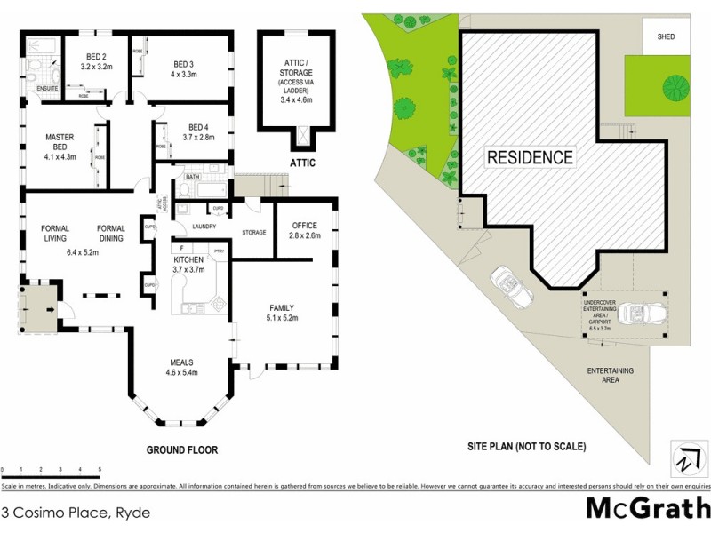 3 Cosimo Place, Ryde NSW 2112 Floorplan