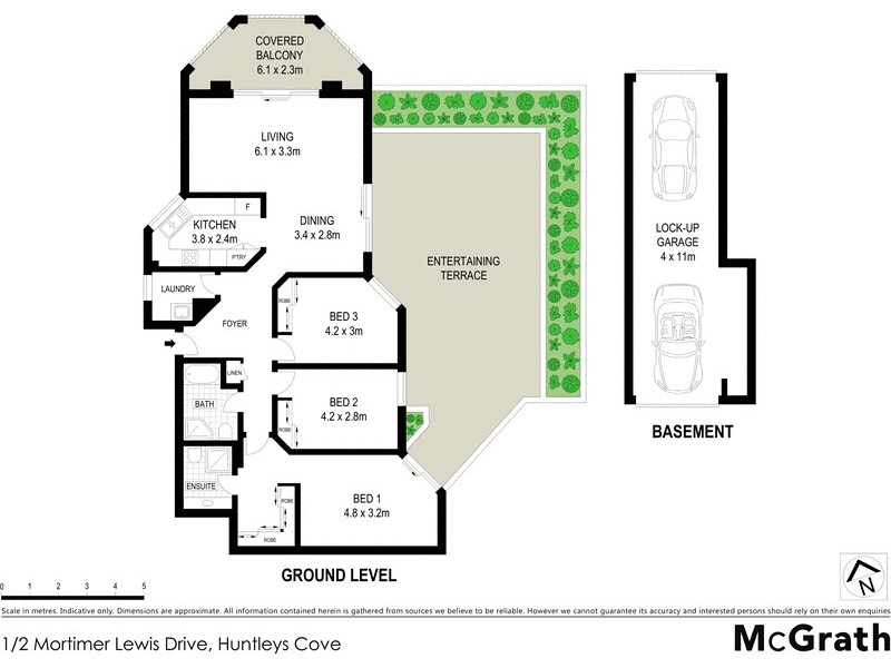 1/2 Mortimer Lewis Drive, Huntleys Cove NSW 2111 Floorplan