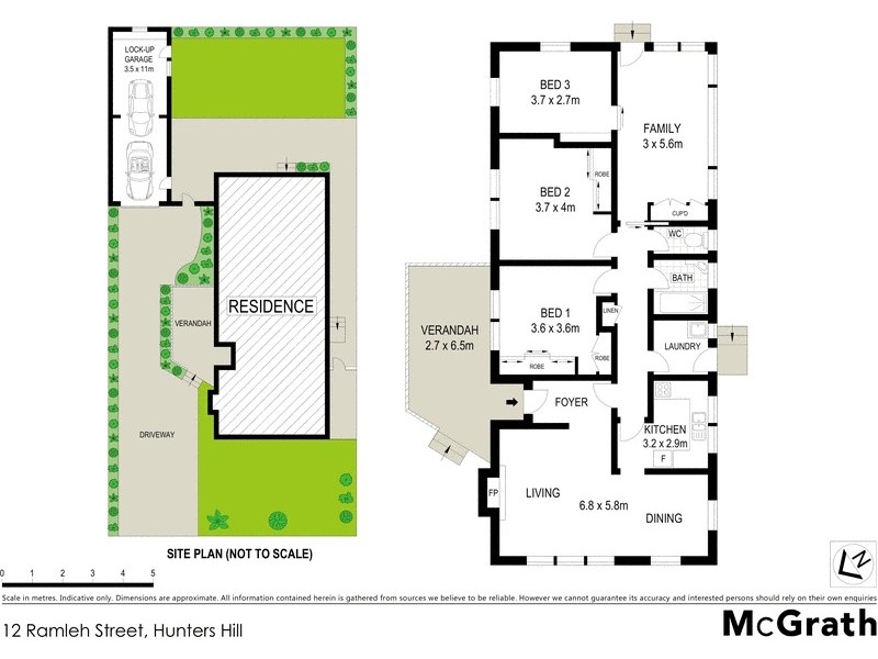12 Ramleh Street, Hunters Hill NSW 2110 Floorplan