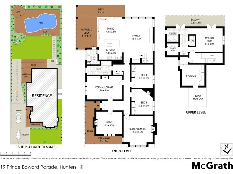 19 Prince Edward Parade, Hunters Hill NSW 2110 Floorplan