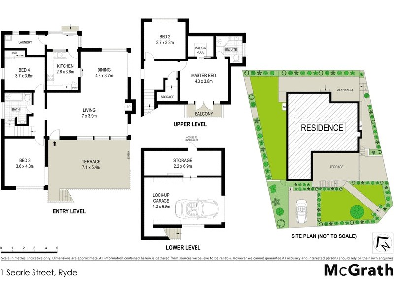 1 Searle Street, Ryde NSW 2112 Floorplan